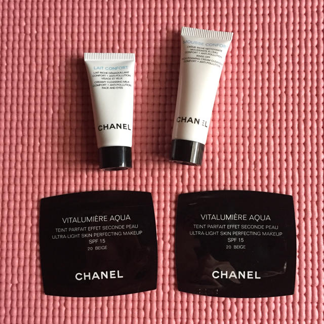 CHANEL(シャネル)のシャネル未使用サンプル★メイク落とし、洗顔、ファンデ コスメ/美容のキット/セット(サンプル/トライアルキット)の商品写真