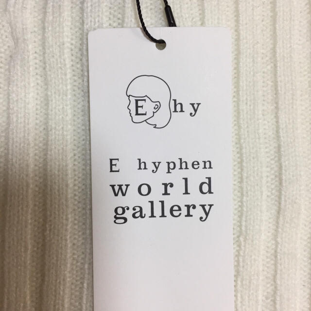 E hyphen world gallery(イーハイフンワールドギャラリー)の『新品』ハイネックニットチュニック 送料込 レディースのトップス(ニット/セーター)の商品写真