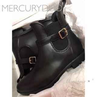 マーキュリーデュオ(MERCURYDUO)のMERCURYDUO ⋆* レインブーツ ⋆ 新品未使用(レインブーツ/長靴)