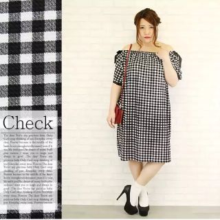 クレット(clette)のリボンネイル様☆新品未使用タグつき オフショルワンピース 2way (ひざ丈ワンピース)