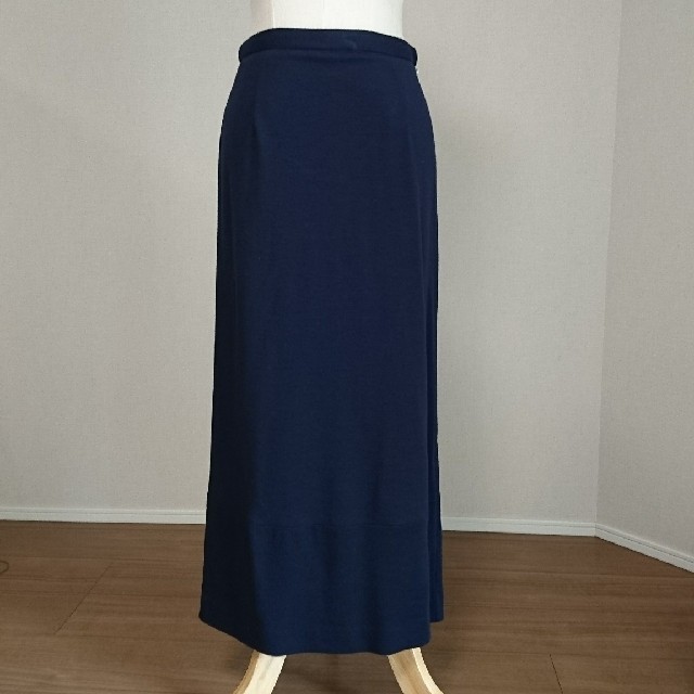 DEUXIEME CLASSE(ドゥーズィエムクラス)の定価6.3万!TIBI ★ WOOL JERSEY LONG SKIRT 紺  レディースのスカート(ロングスカート)の商品写真