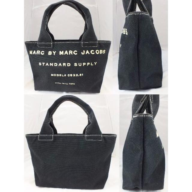 MARC BY MARC JACOBS(マークバイマークジェイコブス)のマークバイマークジェイコブス★キャンバストートバッグ★ブラック★ほぼ未使用 レディースのバッグ(トートバッグ)の商品写真