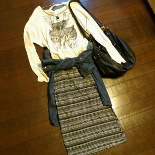 エイチアンドエム(H&M)のH&M♥マキシペンシルスカート(ロングスカート)