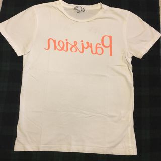 メゾンキツネ(MAISON KITSUNE')のメゾンキツネ KITSUNE ParisianＴシャツ 白(Tシャツ(半袖/袖なし))