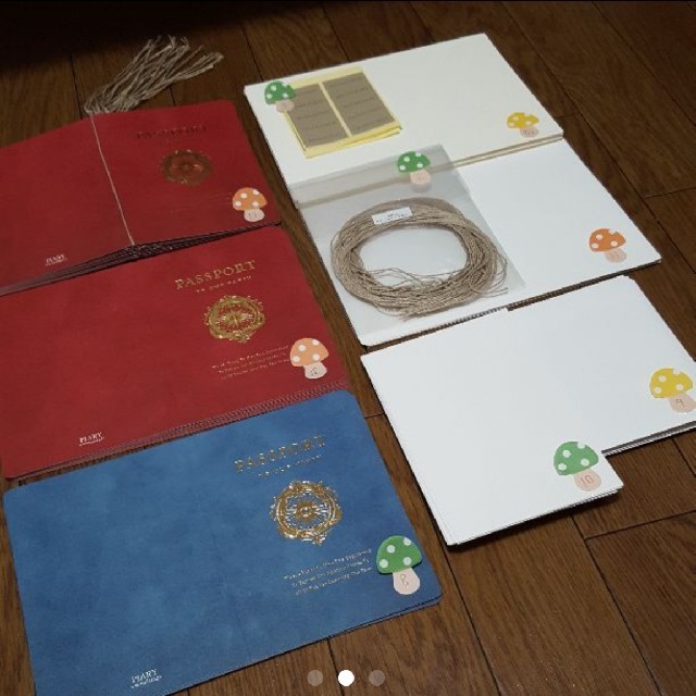 ピアリー　招待状　パスポート　★にぼみりん様専用 ハンドメイドのウェディング(その他)の商品写真