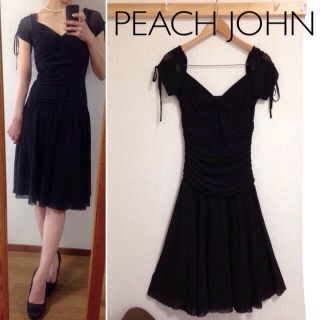 ピーチジョン(PEACH JOHN)の一度使用のみ美品＊ お呼ばれ ドレス ワンピース (ミディアムドレス)