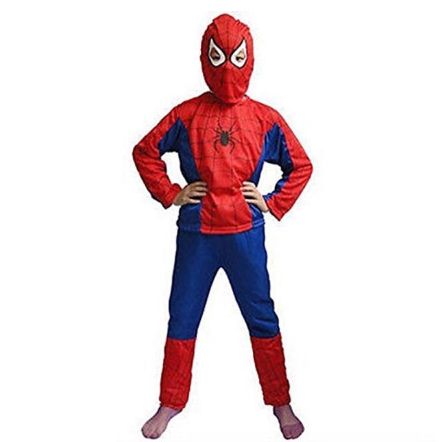 新品 スパイダーマン　子供衣装 コスプレ　ハロウィン (S) エンタメ/ホビーのコスプレ(衣装一式)の商品写真