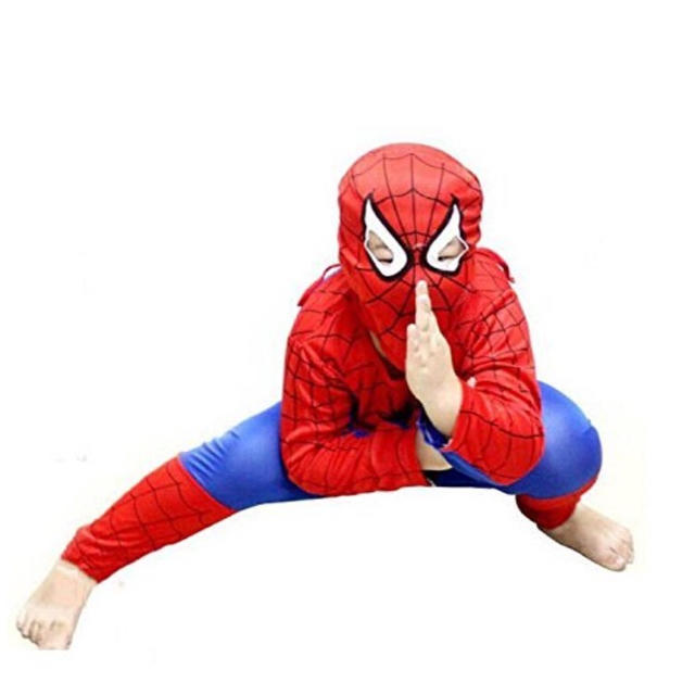 新品 スパイダーマン　子供衣装 コスプレ　ハロウィン (S) エンタメ/ホビーのコスプレ(衣装一式)の商品写真