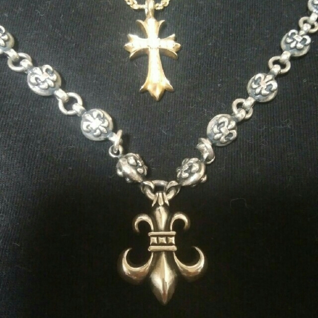 Chrome Hearts - 最終大幅値下げフレアクロスボールネックレス Chrome Hearts - 最終大幅値下げフレアクロスボールネックレス