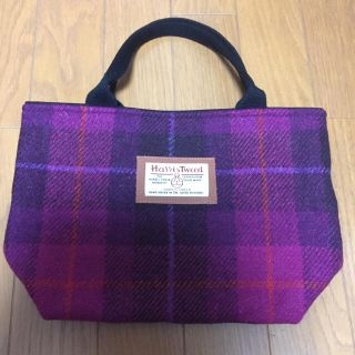 ハリスツイード(Harris Tweed)の新品！Harris Tweed☆ハンドバッグ☆ショッキングピンク×パープル(バッグ)