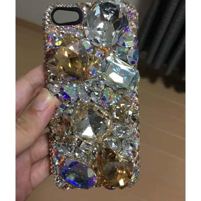 SWAROVSKI(スワロフスキー)のiPhone5s スワロ デコケース スマホ/家電/カメラのスマホアクセサリー(iPhoneケース)の商品写真