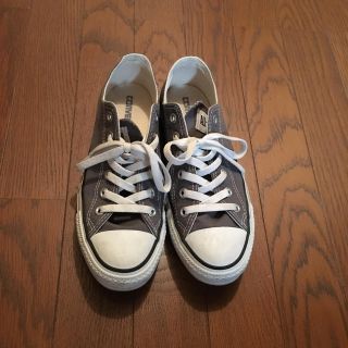 コンバース(CONVERSE)のコンバース＊スニーカー グレー 25cm(スニーカー)