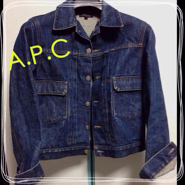 A.P.C(アーペーセー)のA.P.C♡定番Gジャン♡濃いブルー レディースのジャケット/アウター(Gジャン/デニムジャケット)の商品写真