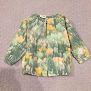 ザラキッズ(ZARA KIDS)のzarababy 12-18M 86cm ジップカーディガン(トレーナー地)(カーディガン/ボレロ)