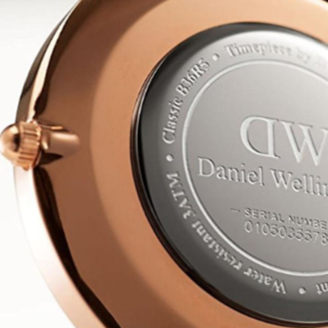 Daniel Wellington(ダニエルウェリントン)のDW00100148 ダニエルウェリントン 40mm ローズゴールド メンズの時計(腕時計(アナログ))の商品写真