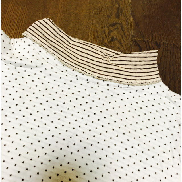 ドット タートルロングＴシャツ レディースのトップス(Tシャツ(長袖/七分))の商品写真
