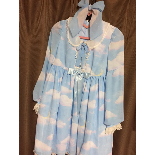 レディースAngelic Pretty☆misty sky - ひざ丈ワンピース