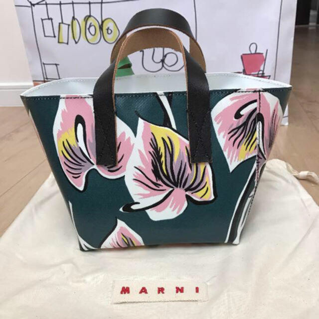 Marni(マルニ)の新品 マルニ フラワーカフェ バッグ レディースのバッグ(トートバッグ)の商品写真