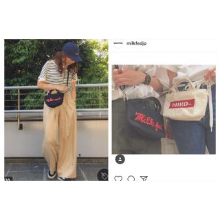 ミルクフェド(MILKFED.)の❻日に閉店！最終値下げ1100円引き！着画あり！2wayミニトート♡(ショルダーバッグ)