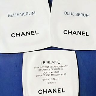 シャネル(CHANEL)のCHANEL*ｼｬﾈﾙ3個ｾｯﾄ*ブルーセラム美容液とベース(美容液)