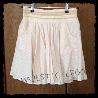 マジェスティックレゴン(MAJESTIC LEGON)のMAJESTIC LEGON刺繍スカート(ミニスカート)