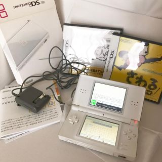 ニンテンドーDS(ニンテンドーDS)の【任天堂 DS Lite】カセット2個付き(携帯用ゲーム機本体)