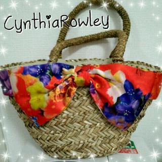 シンシアローリー(Cynthia Rowley)のかごバッグ☆未使用☆→お値下げ(トートバッグ)