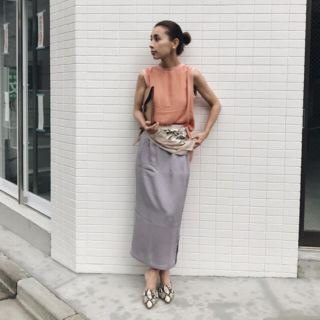 アメリヴィンテージ(Ameri VINTAGE)のAMERI ♡ SIDE SLIT PENCIL SKIRT(ロングスカート)