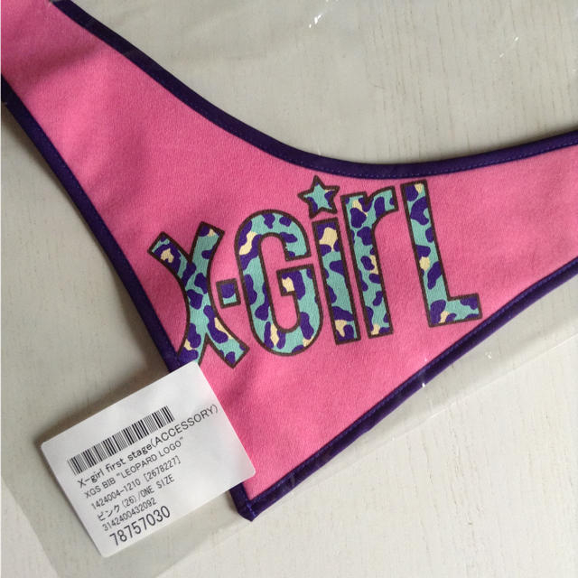 X-girl(エックスガール)のx-girl スタイ 新品 キッズ/ベビー/マタニティのキッズ/ベビー/マタニティ その他(その他)の商品写真