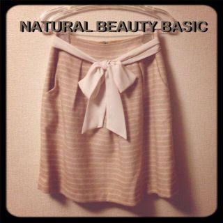 ナチュラルビューティーベーシック(NATURAL BEAUTY BASIC)のclover様♡12日までお取り置き♡(ひざ丈スカート)