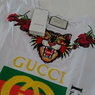 グッチ(Gucci)のGUCCI 刺繍 Tシャツ(Tシャツ(半袖/袖なし))