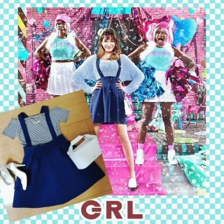 グレイル(GRL)のフレアダイバージャンパースカート(ミニスカート)