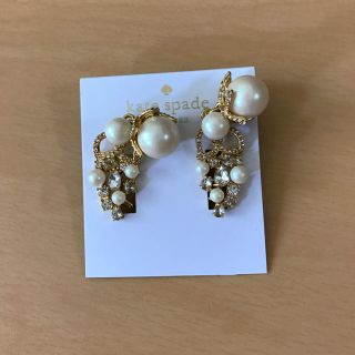 新品 ケイトスペード kate spade ピアス THIN STONE EAR CUFF EARRINGS クリア