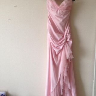 キャバドレス👗中古ピンク裾キラキラ✨(その他ドレス)