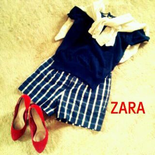 ザラ(ZARA)のZARA チェックショートパンツ☆(ショートパンツ)