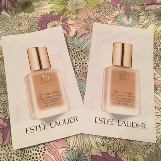 エスティローダー(Estee Lauder)の新品♡#36サンド エスティローダー ダブルウェア サンプル 2個セット(ファンデーション)