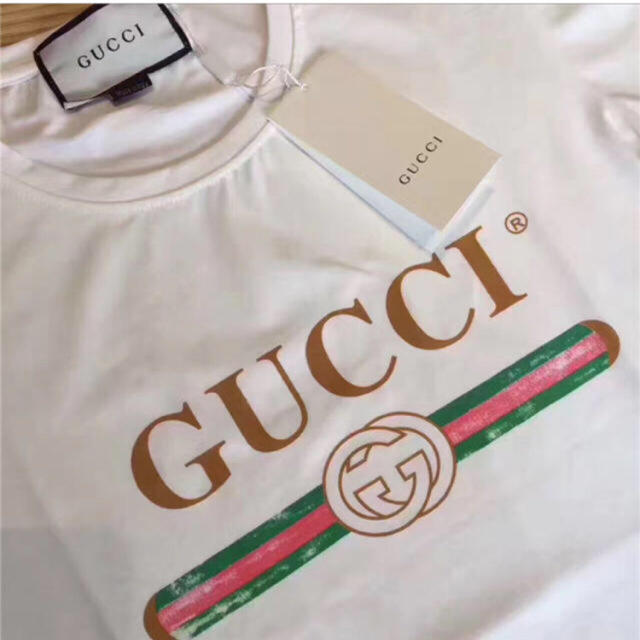 Gucci - GUCCI Tシャツ S 白 ロゴの通販 by beebshop｜グッチならラクマ