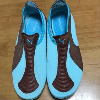 プーマ(PUMA)のプーマ  フラットシューズ スニーカー 水色(スニーカー)