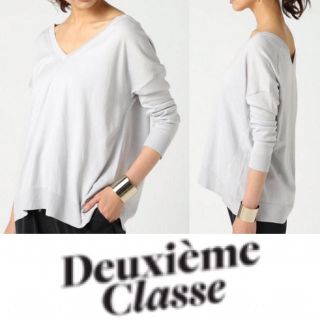 ドゥーズィエムクラス(DEUXIEME CLASSE)のDeuxieme Classe  COTTON Vネックニット(ニット/セーター)