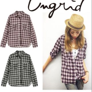 アングリッド(Ungrid)のチェックシャツ♡(シャツ/ブラウス(長袖/七分))