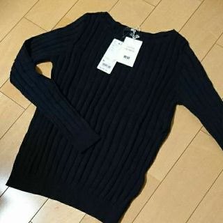 ユニクロ(UNIQLO)の★miu.さま専用★コットンカシミヤワイドリブセーターM/極暖ヒートテックM  (ニット/セーター)