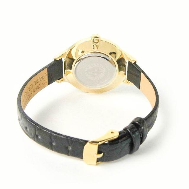 ANNE KLEIN(アンクライン)の送料無料アンクラインANNEKLEIN本革ベルト ウォッチAK2562 腕時計黒 レディースのファッション小物(腕時計)の商品写真