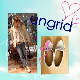 アングリッド(Ungrid)のungrid♡キャンバスローファー(ローファー/革靴)