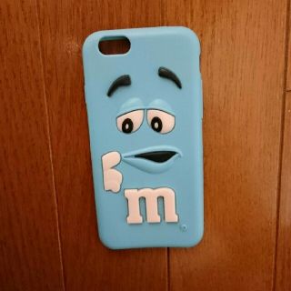 エムアンドエム(M&M)のiPhone6・iPhone6Sケース シリコン 水色(iPhoneケース)