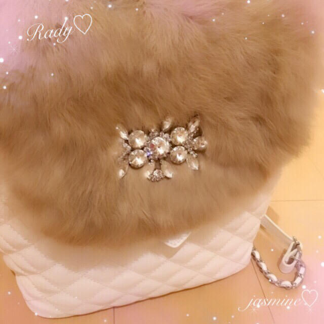 Rady(レディー)のRady✧*。可愛い＊ファービジュー付きキルティングリュック♡バッグ ダチュラ レディースのレディース その他(その他)の商品写真