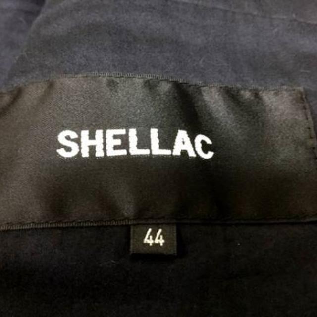 SHELLAC(シェラック)の極美品シェラックシングルライダース44 ダークオリーブ 日本製　￥39000 メンズのジャケット/アウター(ライダースジャケット)の商品写真