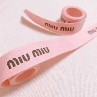 ミュウミュウ(miumiu)のmiumiu リボン 1本(ショップ袋)