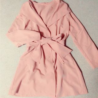 ミッシュマッシュ(MISCH MASCH)の超美品♡ピンク♡トレンチコート(トレンチコート)