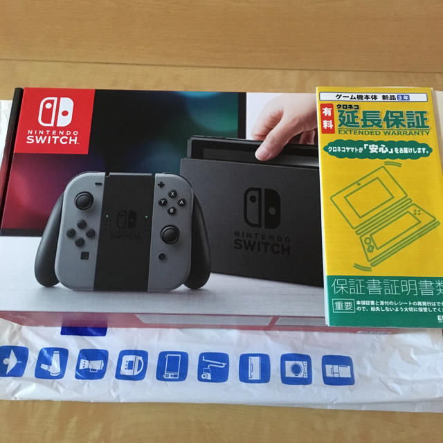 エンタメ/ホビー値下げ 任天堂スイッチ 【3年保証】グレー 新品未開封