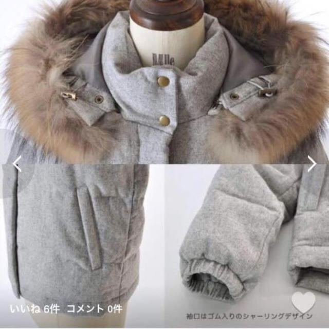 d'un a' dix(アナディス)の美品ダウンジャケット定価4万 レディースのジャケット/アウター(ダウンジャケット)の商品写真